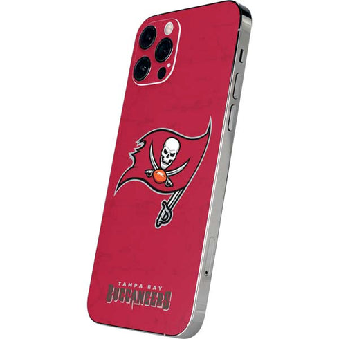 NFL Tampa Bay Buccaneers Distressed iPhone 12 Pro Max Skin